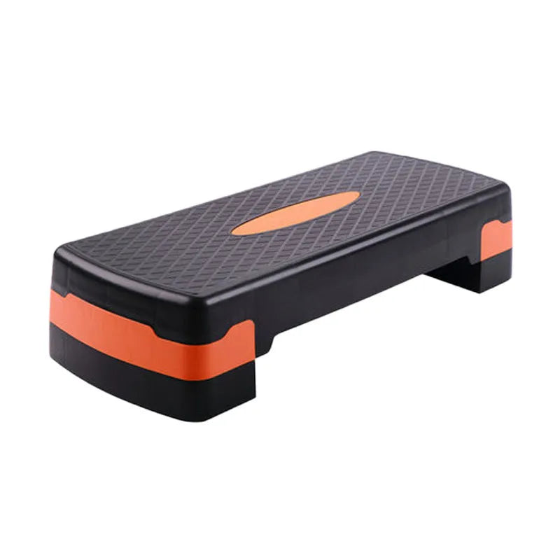 Grey Fit Step aerobic fitness platform for home workouts, showing its 68cm length and 15cm height.