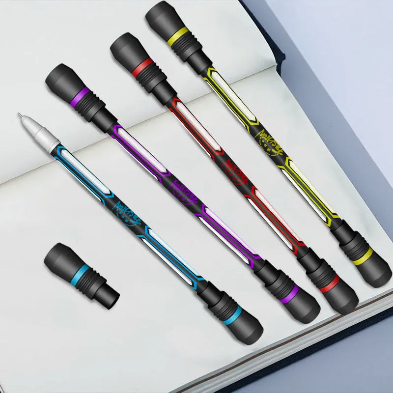 Frosted anti-slip rotary pen with 0.35mm writing tip shown at 210mm length