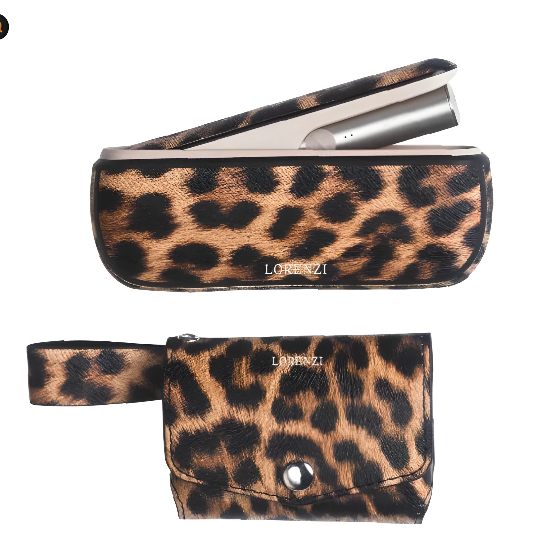 Light Luxury Storage Protective Bag in leopard print and yellow colour options.