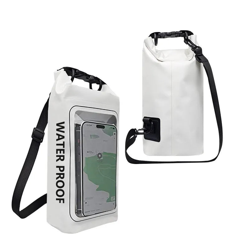 2L waterproof crossbody bag for mobile phone protection during swimming and beach activities