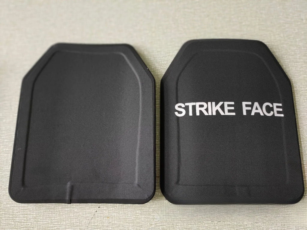 Polyethylene Ceramic Plate Armored Vest for Security Use, Black, Average Size L, with Bulletproof Insert Plate, Cutting Angle and Square Options