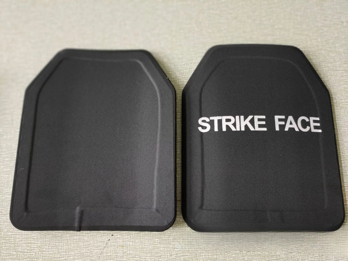 Polyethylene Ceramic Plate Armored Vest for Security Use, Black, Average Size L, with Bulletproof Insert Plate, Cutting Angle and Square Options