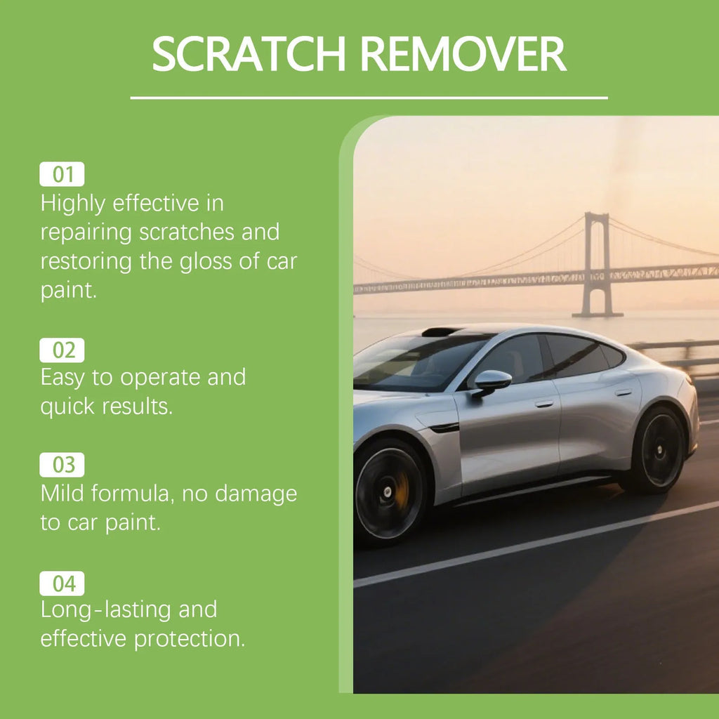 100g nano coating car paint scratch recovery cream tube with calcium carbonate formula
