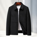 Men's slim fit lapel casual jacket in vinylon fabric available in four colours
