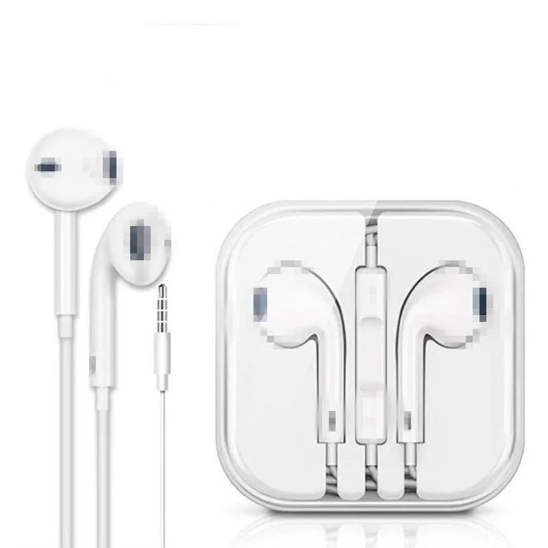 Wire-controlled Bluetooth in-ear headphones with wired connection, moving coil driver, and microphone