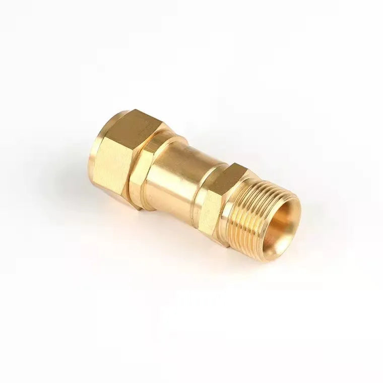 Brass high pressure water pipe rotary joint quick hose connector for car washing machine