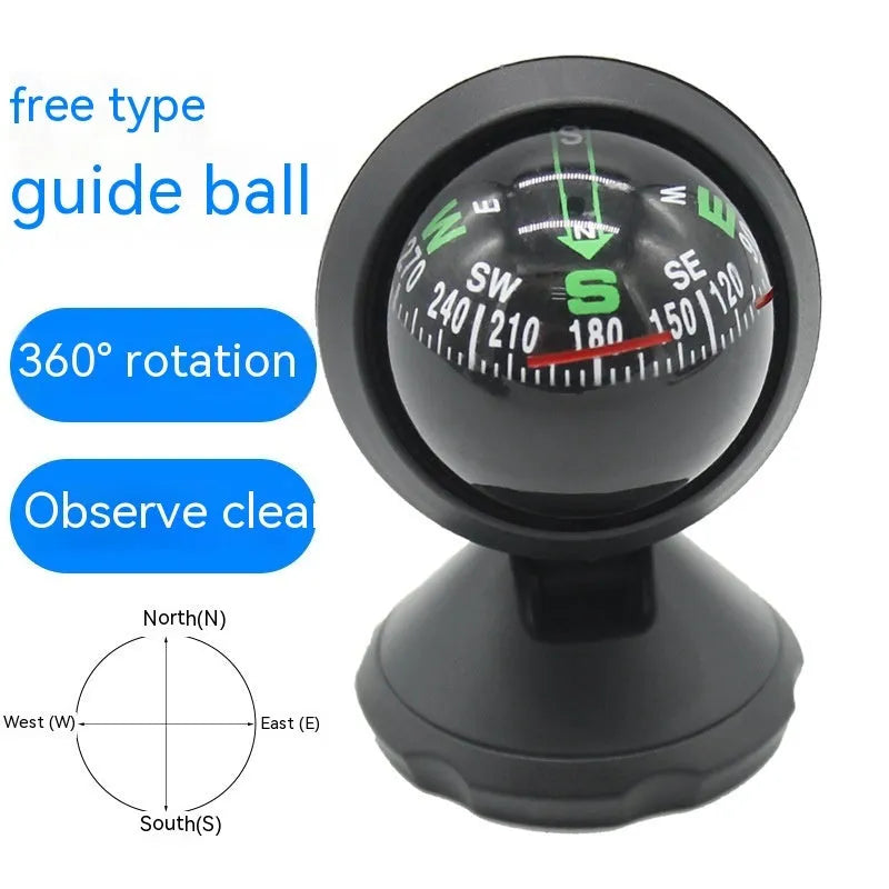Black vehicle mounted slope meter for measuring car inclination and elevation angles on dashboard.
