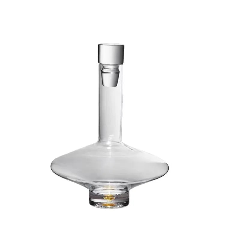 Modern simple glass wine set single cup in one colour option for home bar display