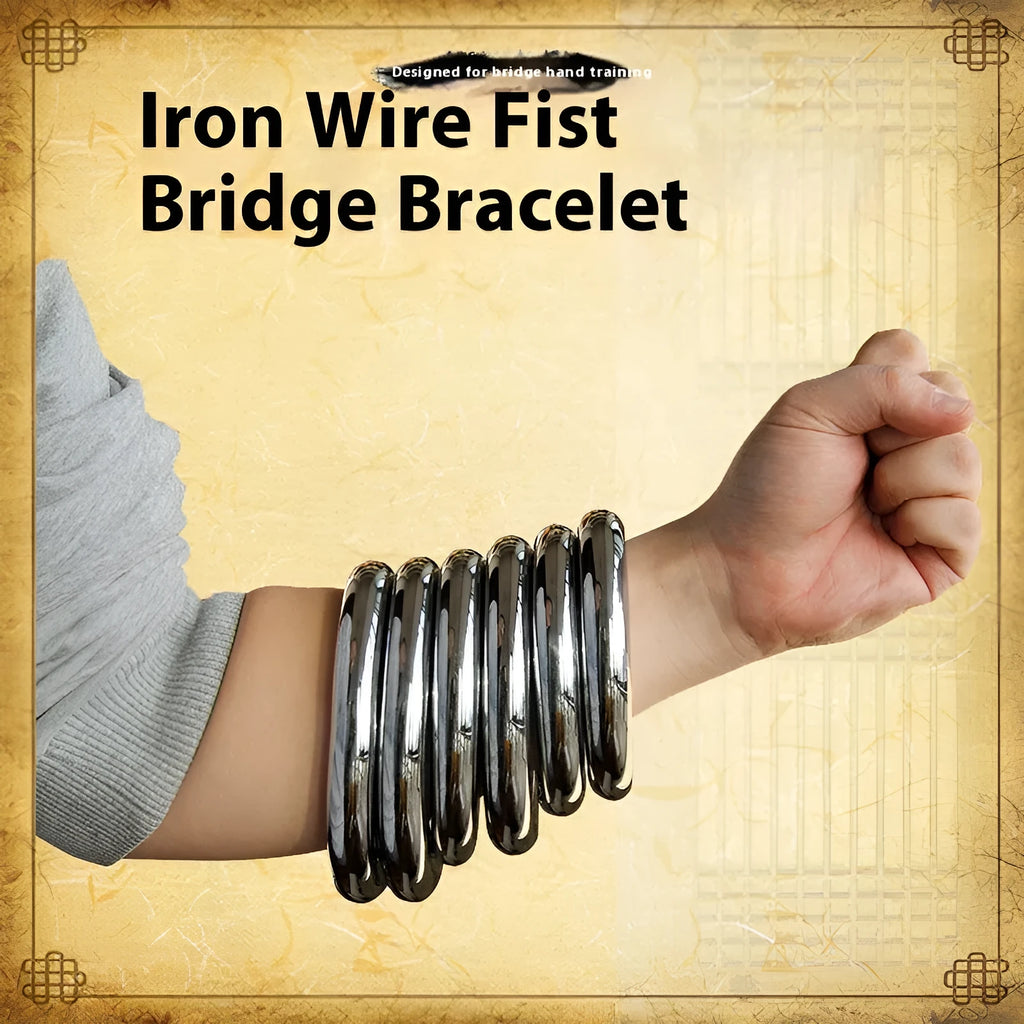 Carbon steel Wing Chun training ring in three sizes for martial arts strength development