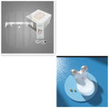 LED three-color transparent beauty mask for home photon facial skin rejuvenation and whitening device