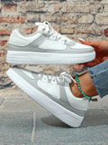 Casual board shoes for couples, soft bottom, lace-up closure, round toe, low top, available in multiple colours and sizes 35-45