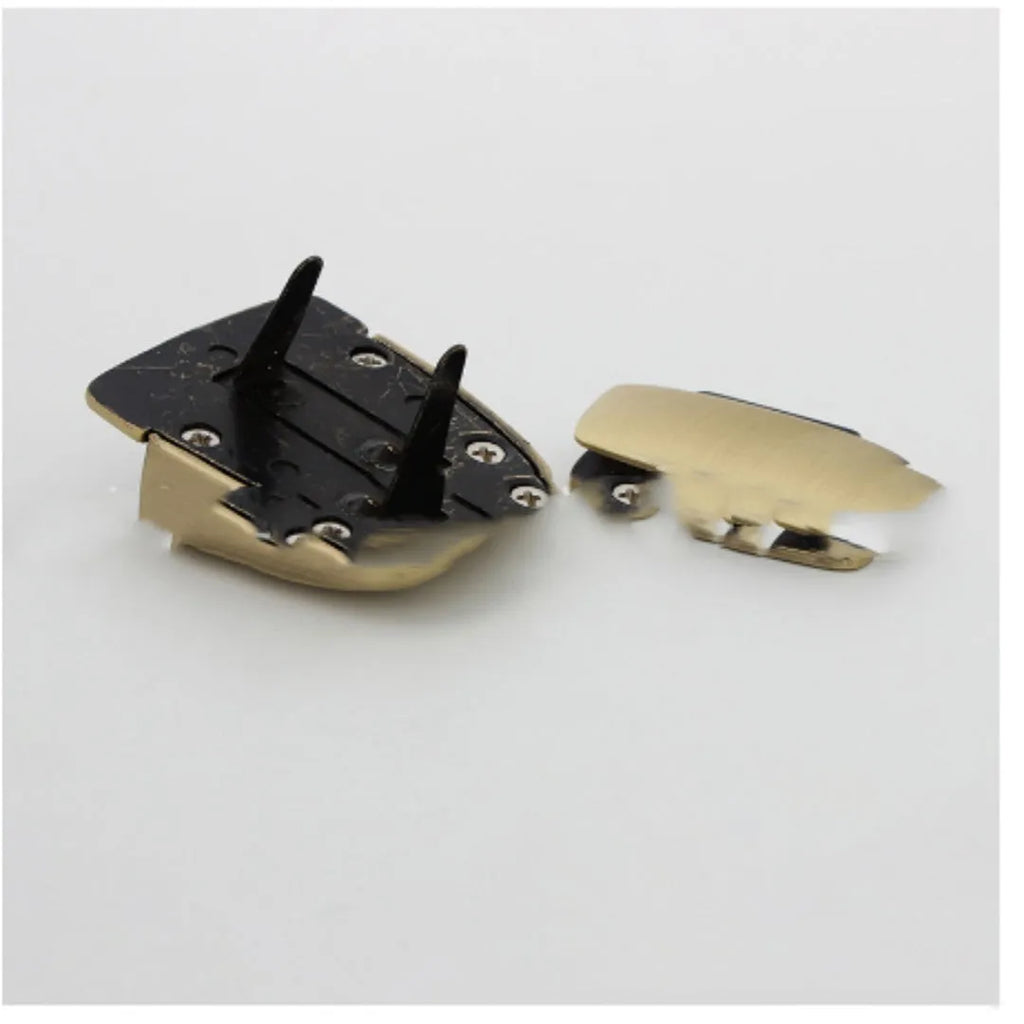 44 x 33mm zinc alloy mortise lock insert with gold finish for cabinet and furniture doors