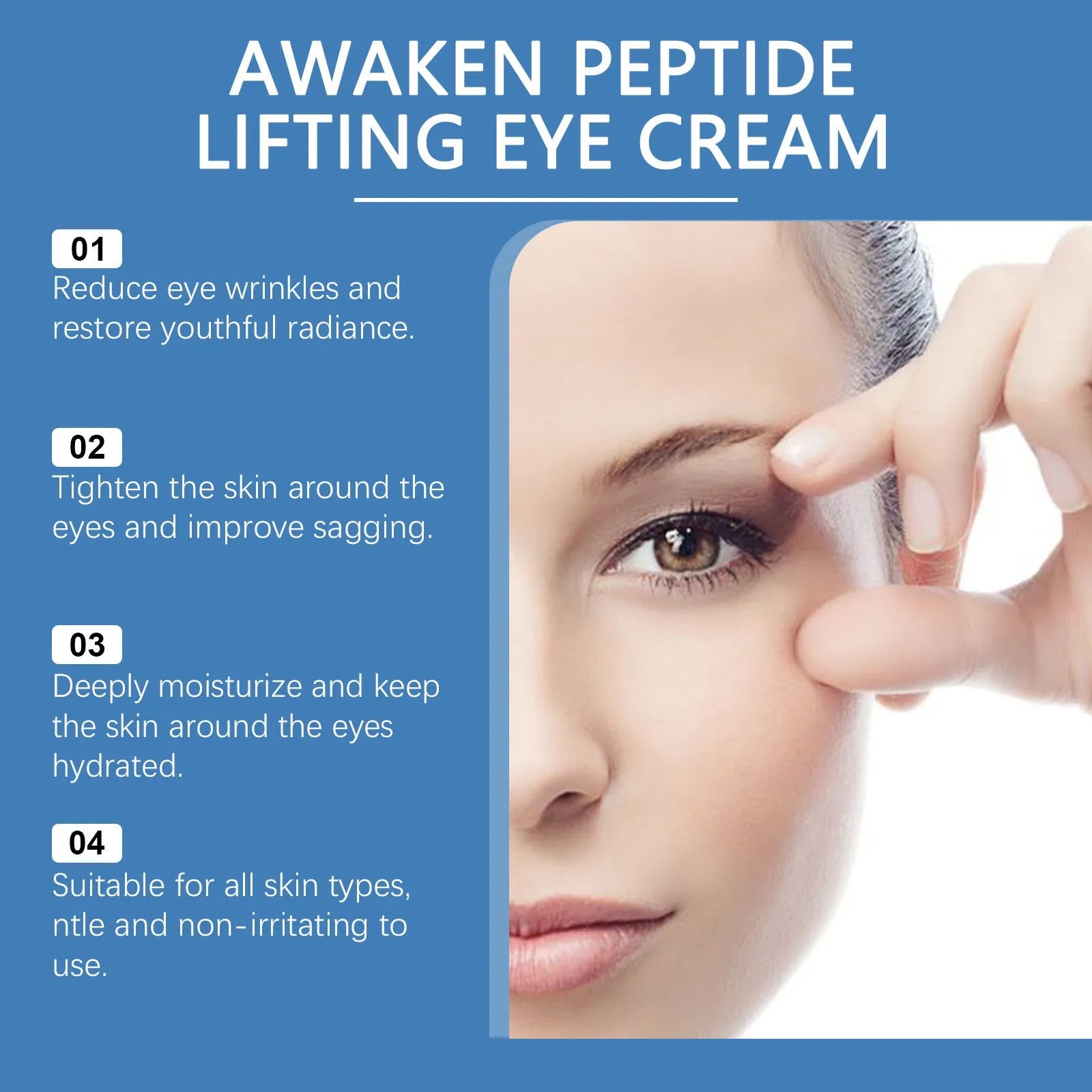 15g tube of collagen firming eye cream with moisturising and elasticity support