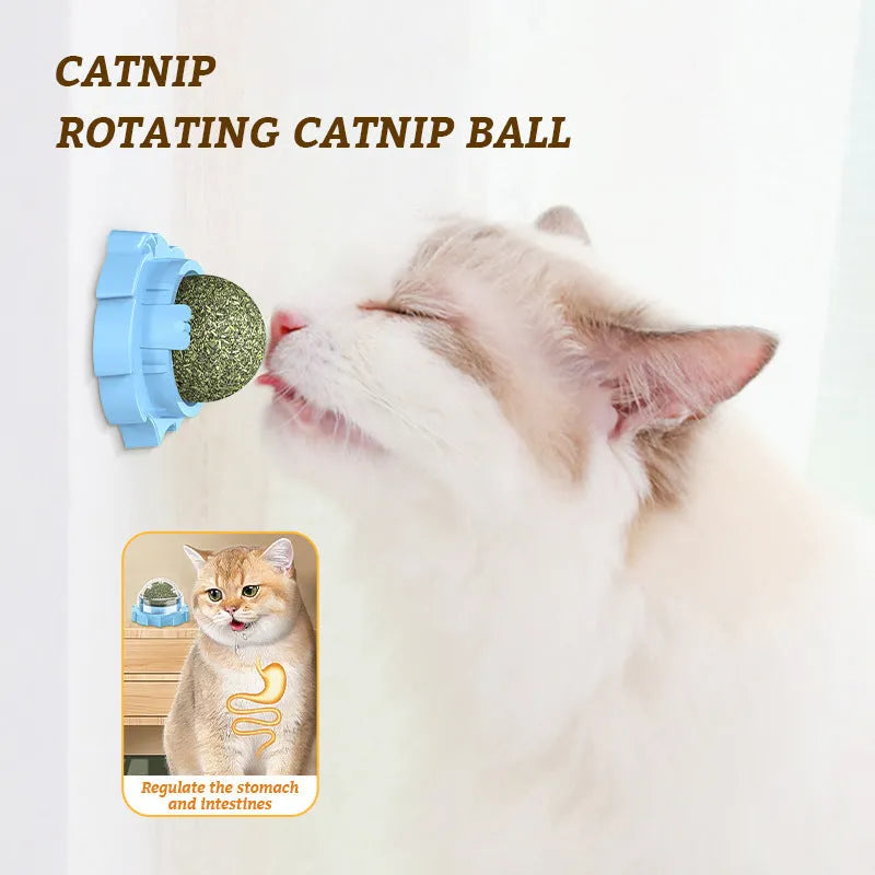 Lion-shaped cat toy in orange, pink or blue colours with textured molar surface for chewing