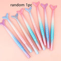 Cartoon mermaid design ballpoint pen with 0.38mm tip