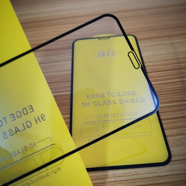 XiaoMi tempered glass screen protector in black for 10lite and 11lite series phones