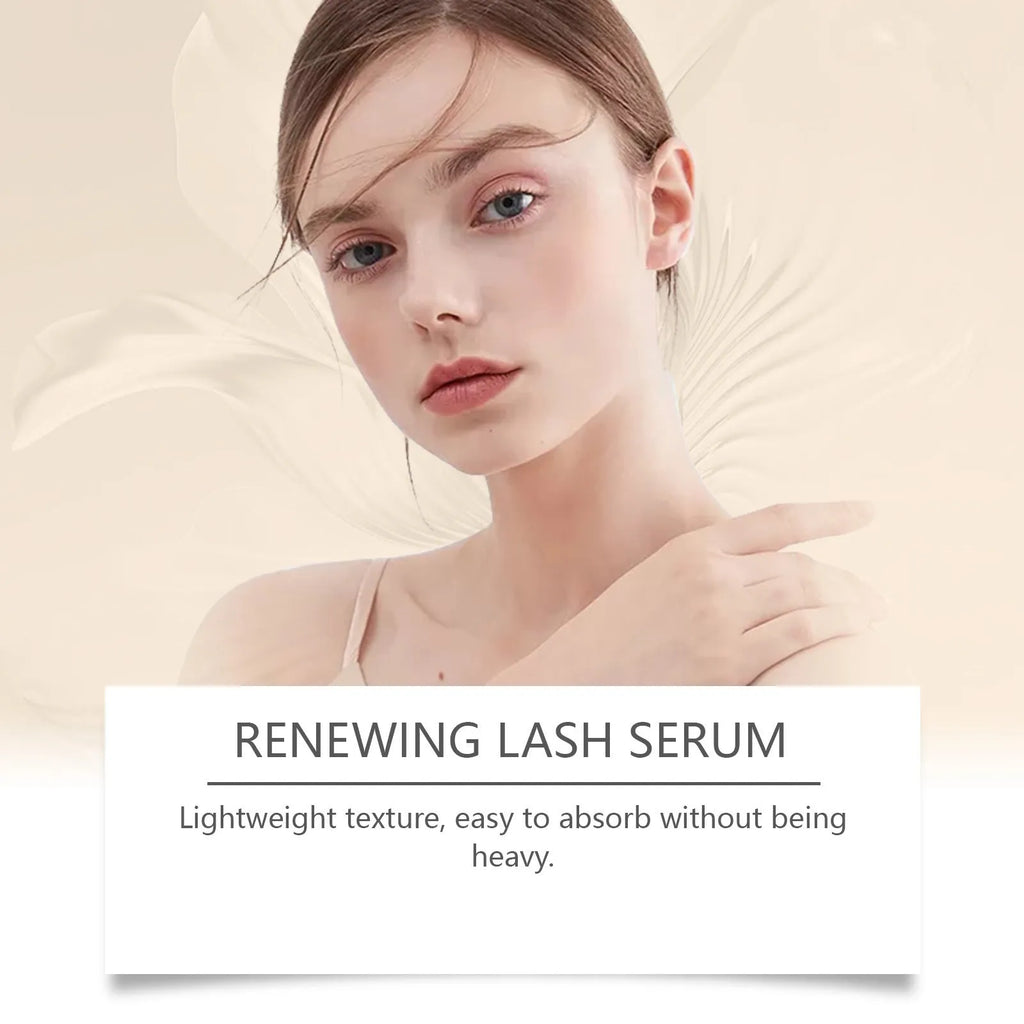 3ml bottle of eyelash nourishing serum with vitamin E and ginger extract
