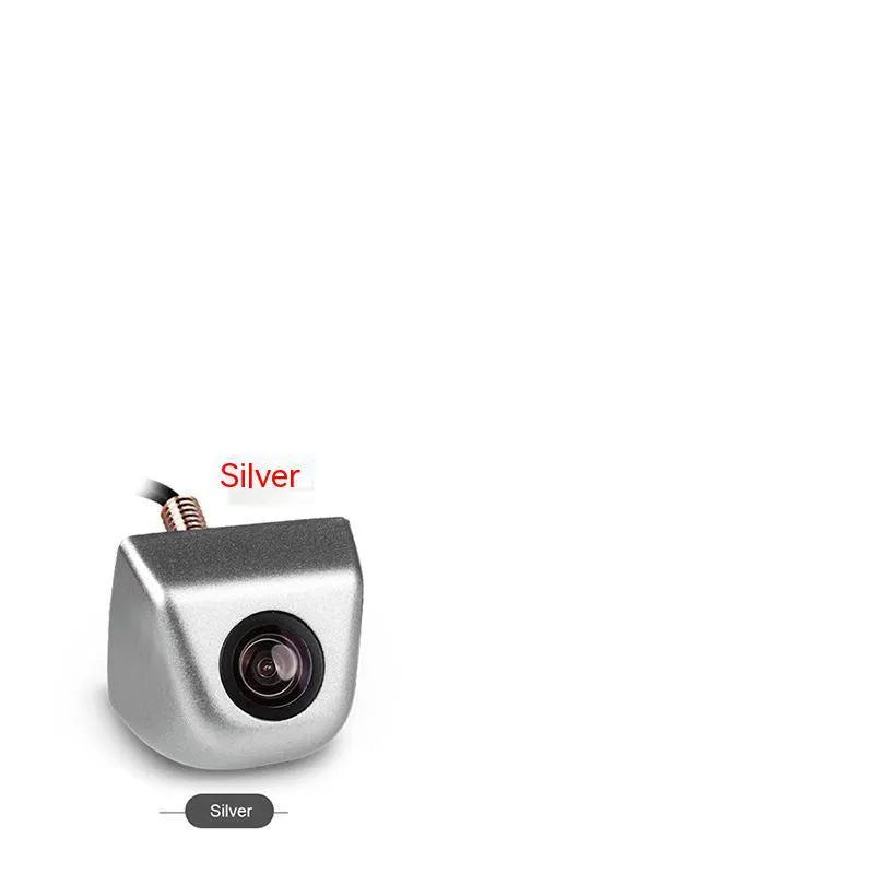 HD waterproof rearview car camera with metal shell and integrated line
