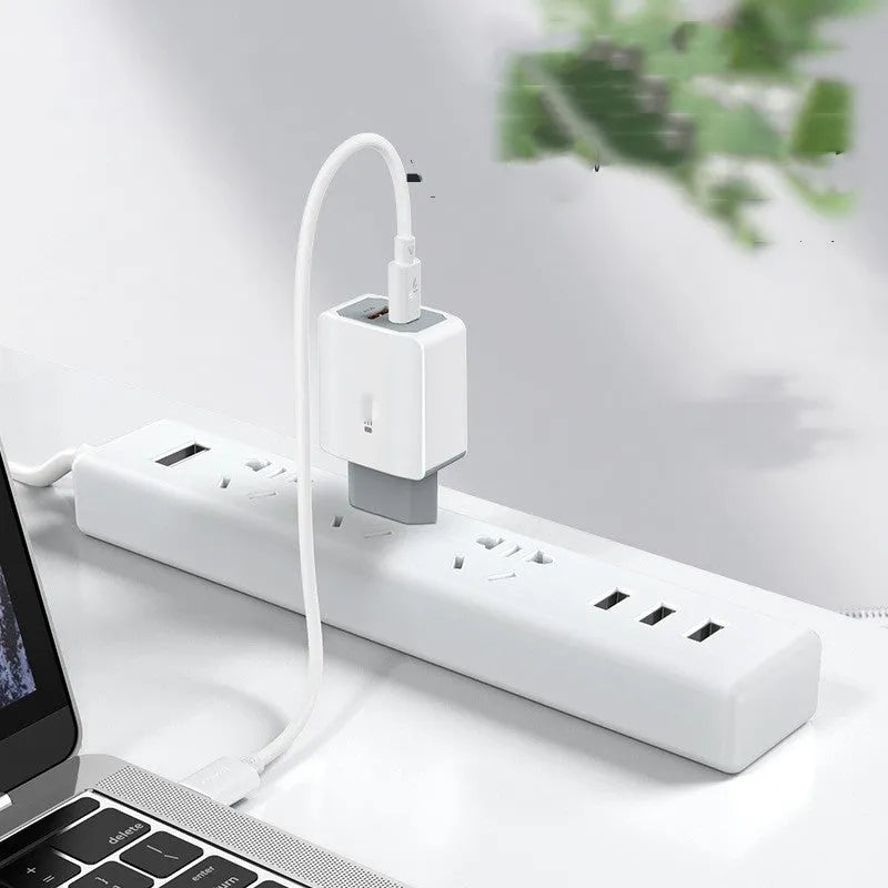 White European standard fast charge phone charger set with USB interface and fireproof ABS PC construction