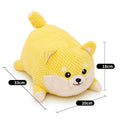 Large and medium plush dog calming toy with squeaker, bite-resistant fabric, pillow shape