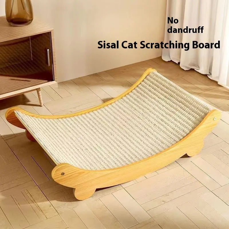 Sisal blanket cat scratch board in natural style available in large and small sizes