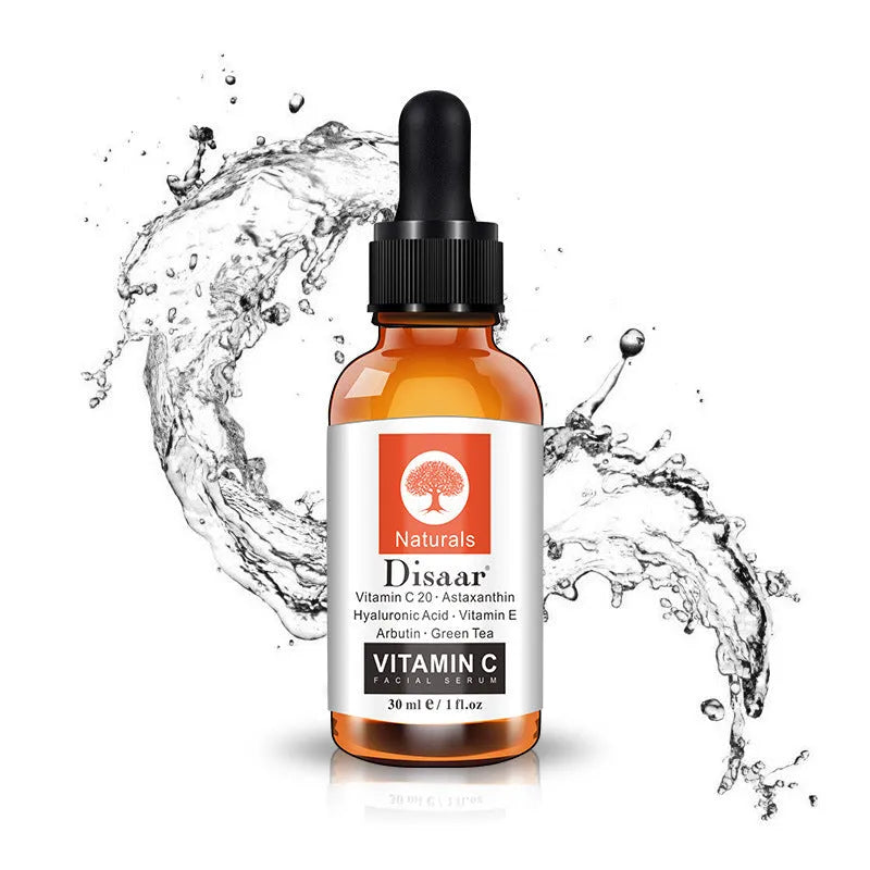 30ml vitamin C facial brightening fade mark serum in liquid form with vitamins