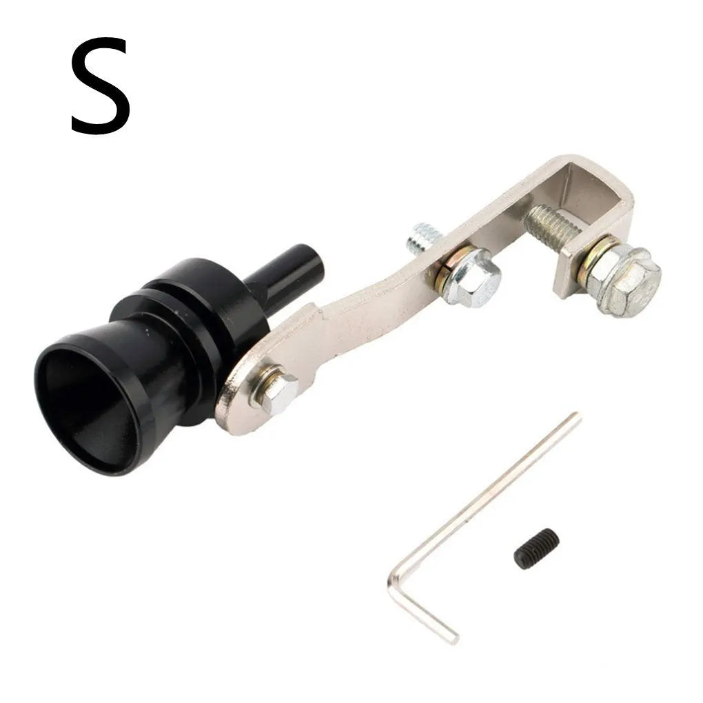 Colour Turbo Whistle Exhaust Pipe aluminium alloy 28mm for GM modified in Gold L size