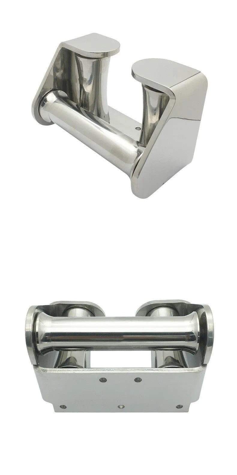 316 stainless steel solid roller guide anchor wheel seat 100 x 150mm model 3311SA mirror polished marine hardware