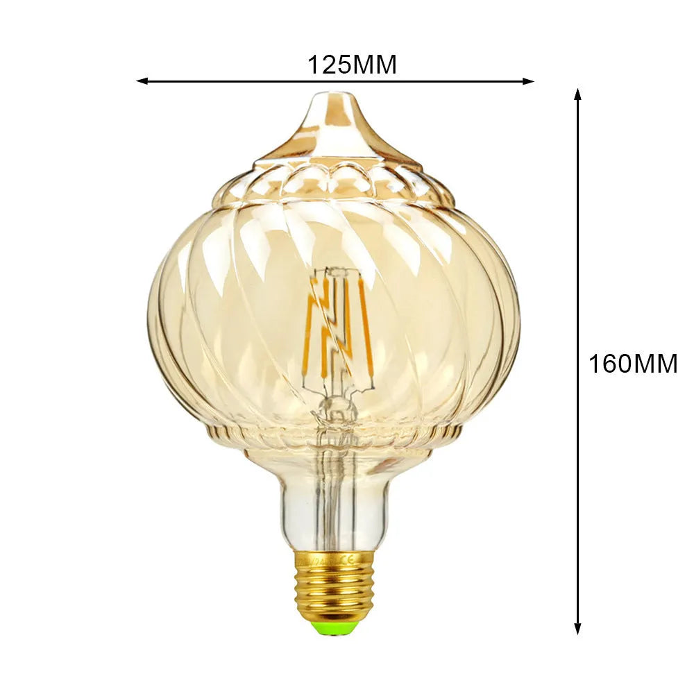 Retro glass lamp shaped bulb 220V 4W 360lm 110x160mm in a decorative shaped design