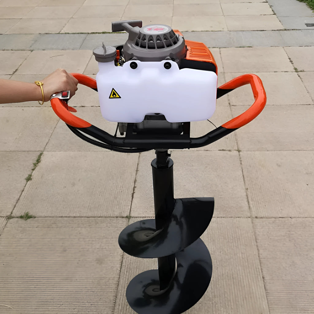 Portable single-person gasoline-powered hole digger for fruit tree fertilization digging, default size