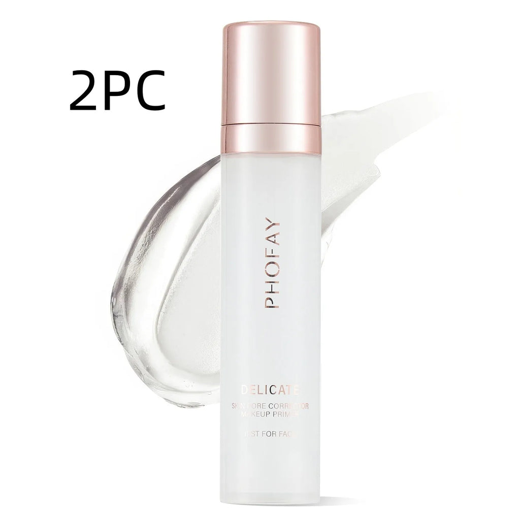 PHOFAY Hydrating Makeup Primer 25ml tube with pump dispenser on white background