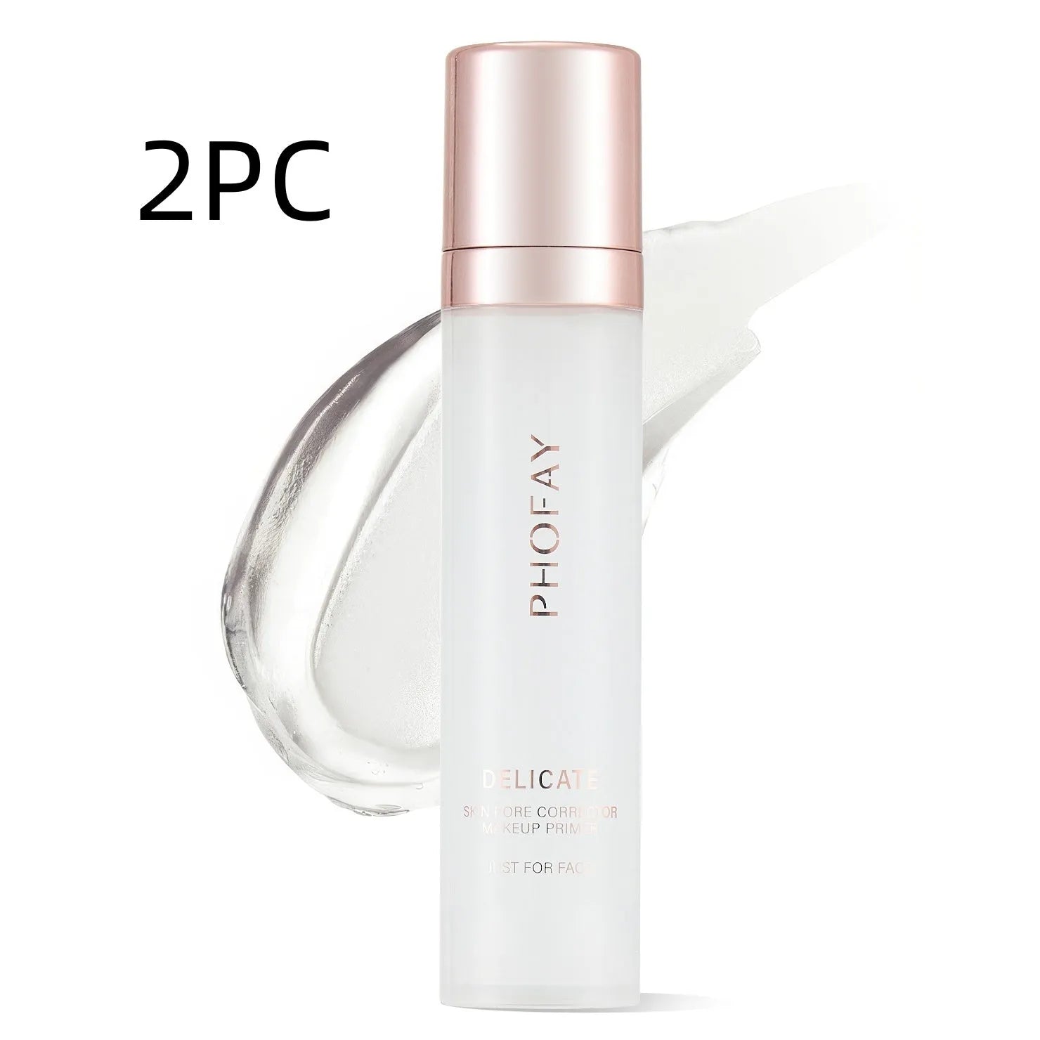 PHOFAY Hydrating Makeup Primer 25ml tube with pump dispenser on white background