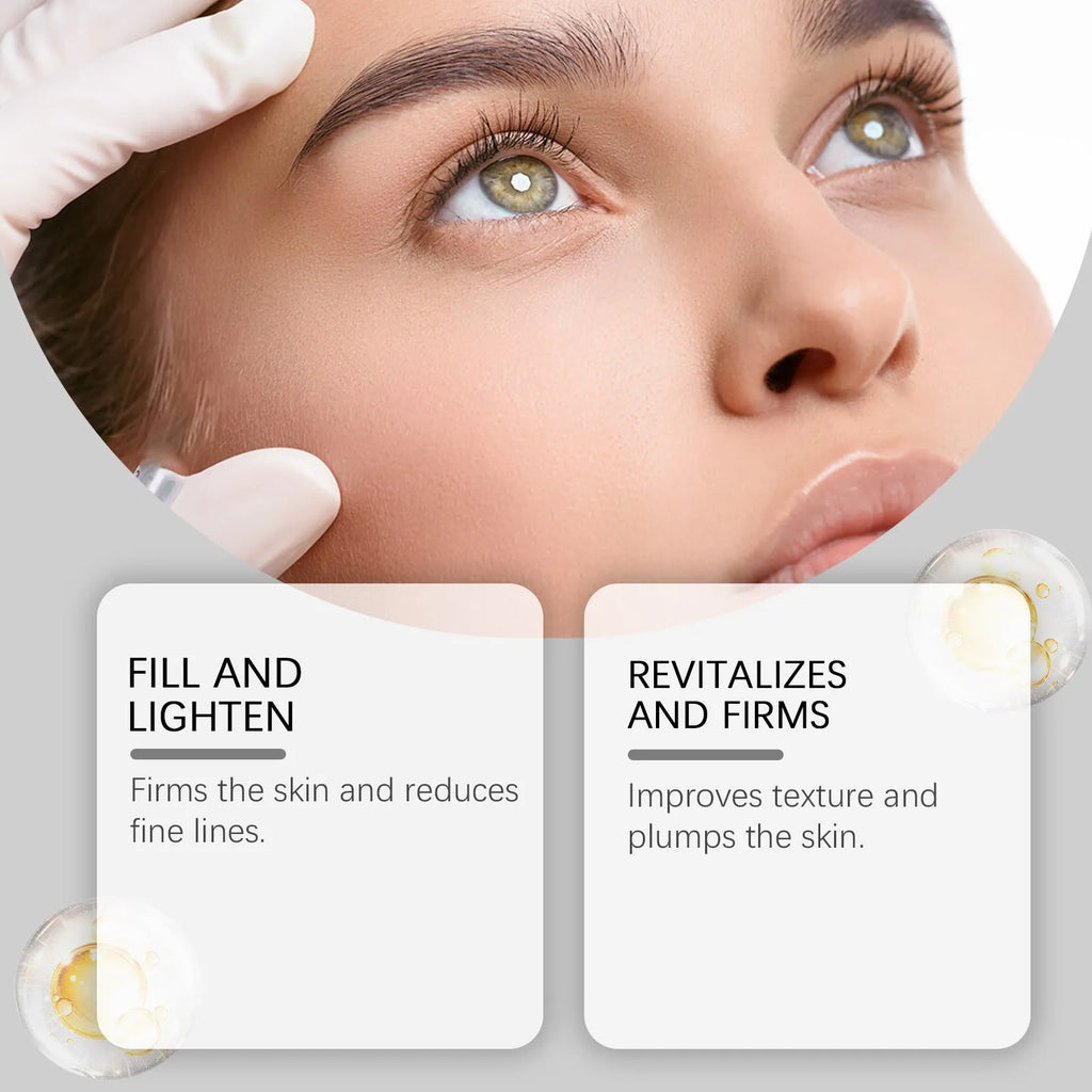 30ml bottle of Light Lines Nourish Skin Smear Care Solution with collagen and coffee extract