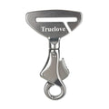Aluminium alloy pet safety buckle for car seat belt, 12.5cm x 7cm, black colour