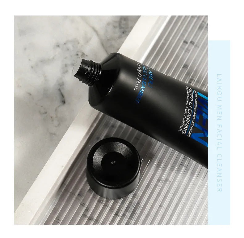 Skincare Facial Cleansing Men's Scrub Cleanser 50g foaming face wash tube