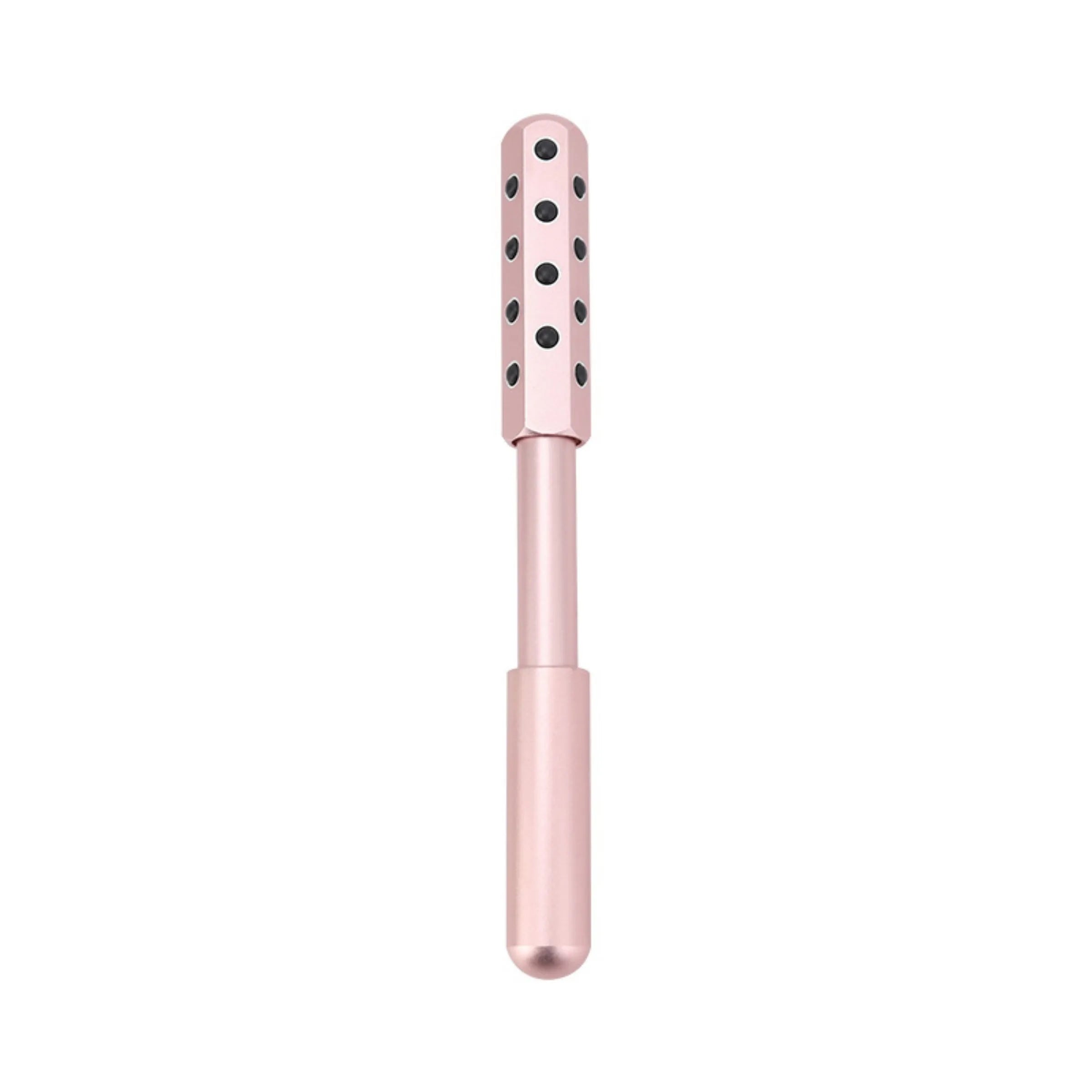 Germanium purple beauty massage roller device for facial treatment measuring 193mm long