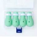 Green silicone cat paw scratch protection gloves set of 4 pieces