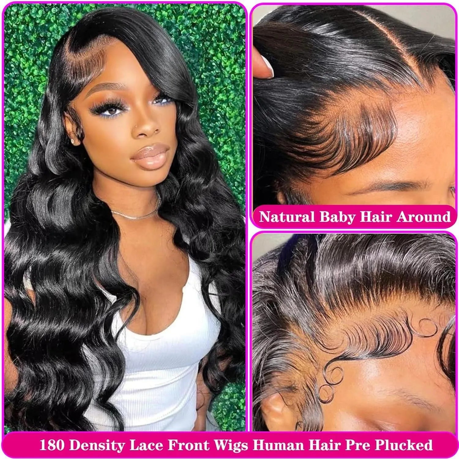 Black M1613 synthetic curly wig showing 22-inch length and natural wave pattern on a mannequin head
