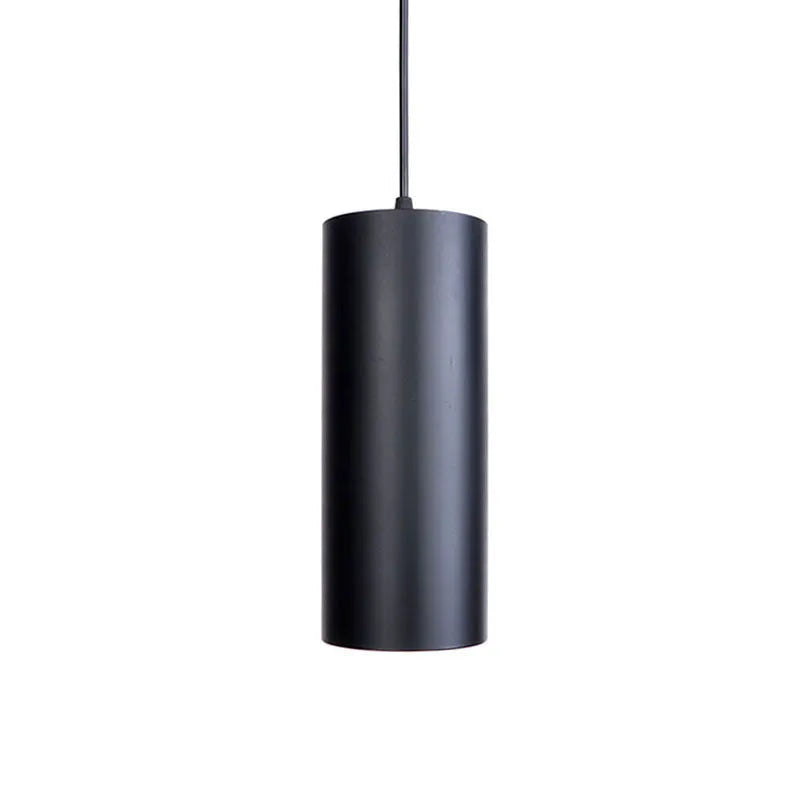 Retro industrial cage chandelier with matte black iron finish, shown in short and long pendant versions.