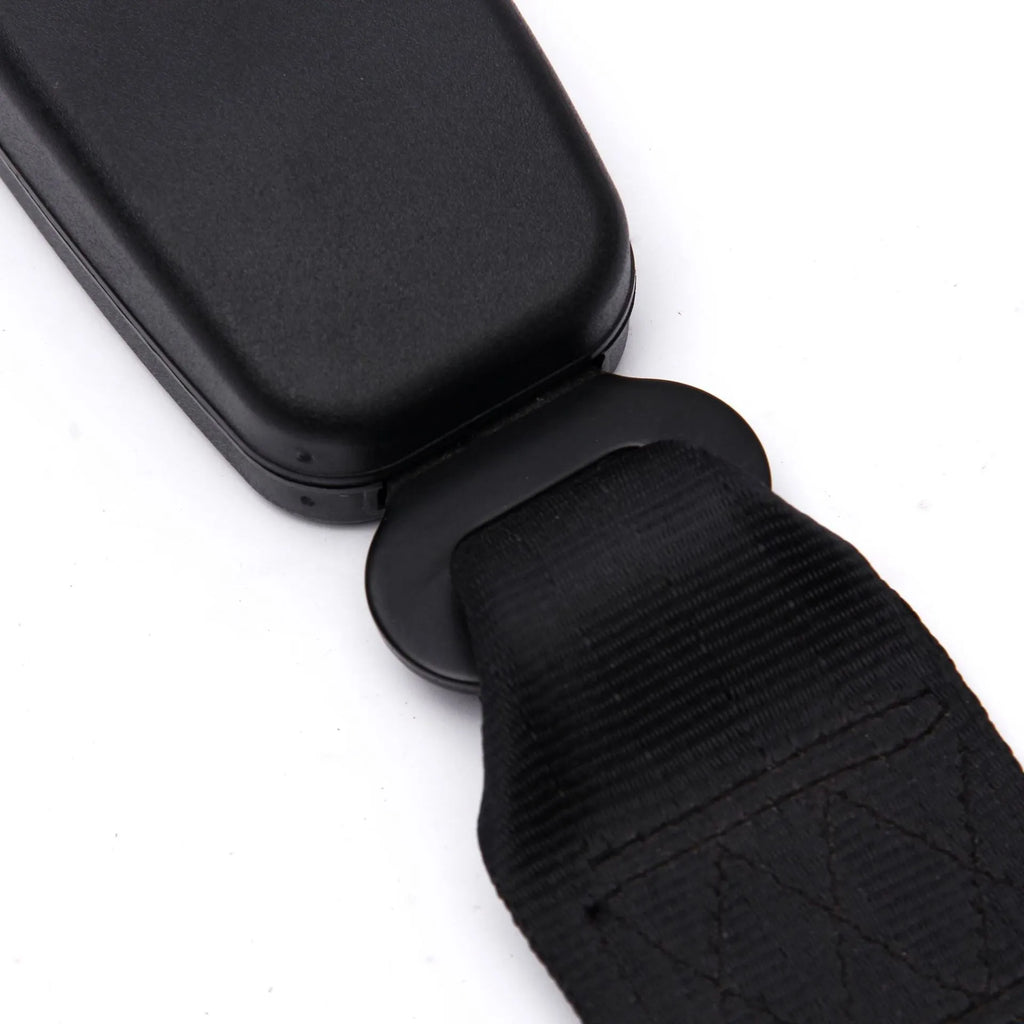 Car seat belt extender for GM vehicles ABS polyester 23cm length black fully enclosed style