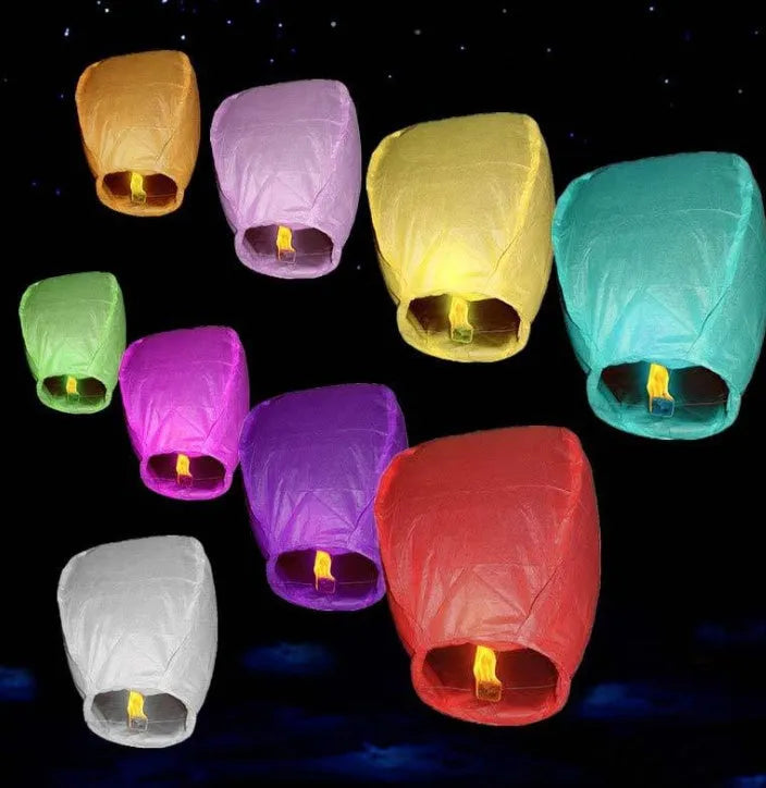 Kongming lantern with flame retardant paper covering and bamboo frame, oval hole light design, size 84x46x32cm