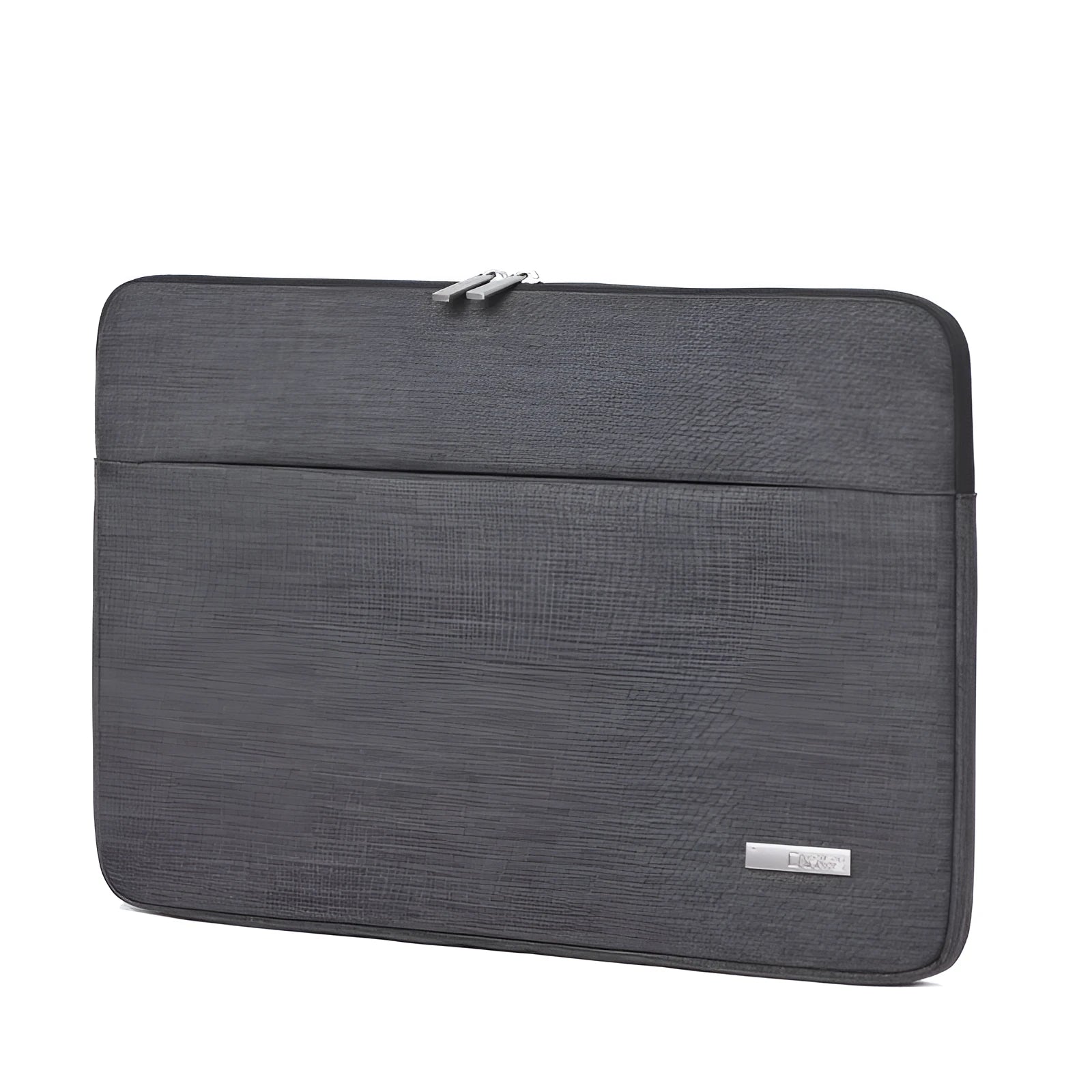 High-grade polyester water-repellent computer liner bag for 15.6 inch laptop in dark grey