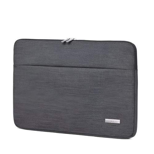 High-grade polyester water-repellent computer liner bag for 15.6 inch laptop in dark grey