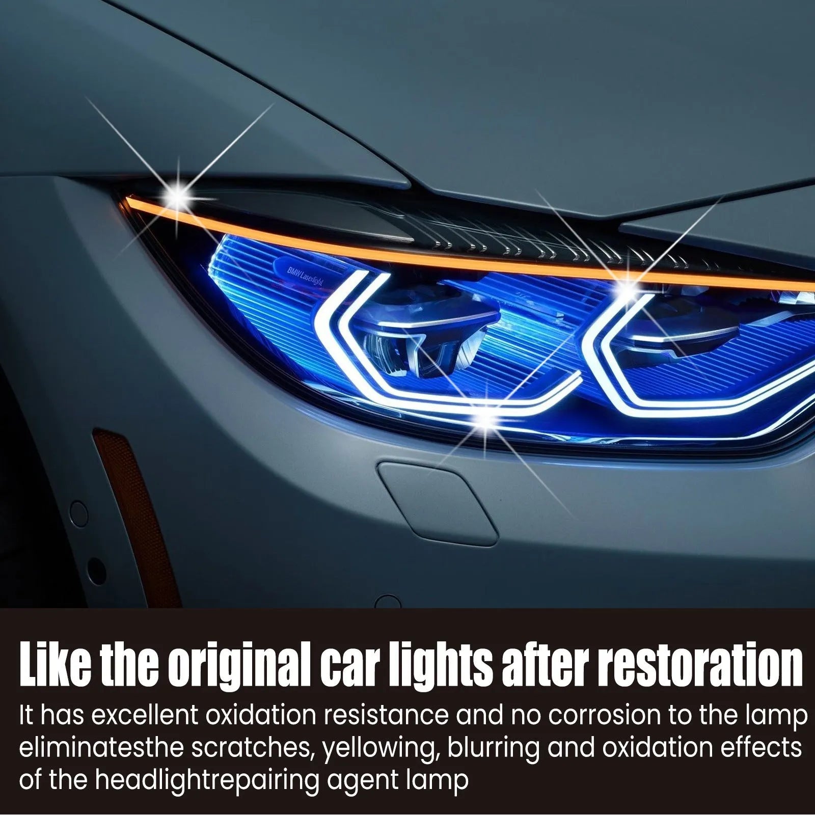 150ml car headlight repairing liquid bottle for yellowed lens refurbishment with nano titanium oxide coating