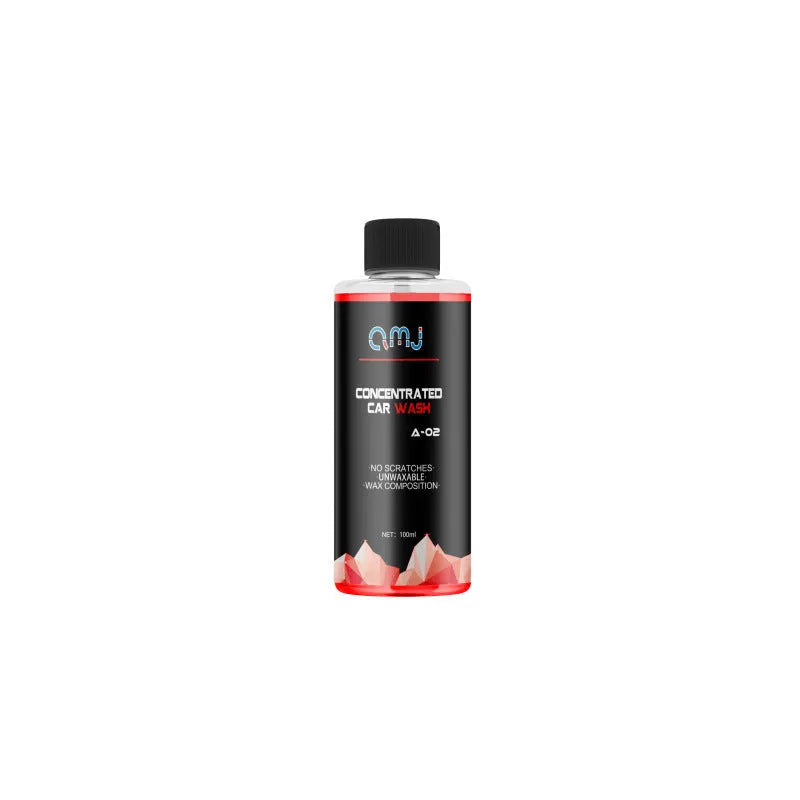 100ml bottle of concentrated high foam car cleaner for vehicle decontamination