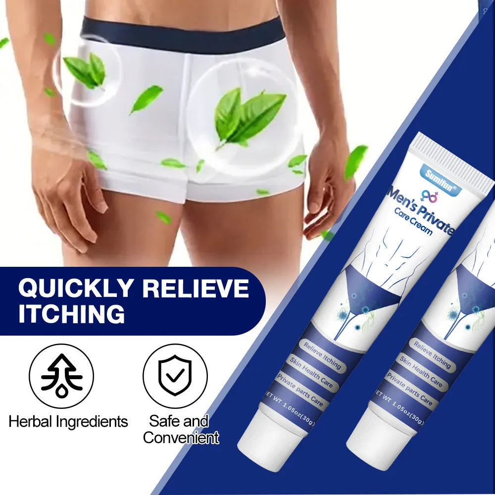 Male pruritus vulvae cream 20g tube for soothing genital itch relief