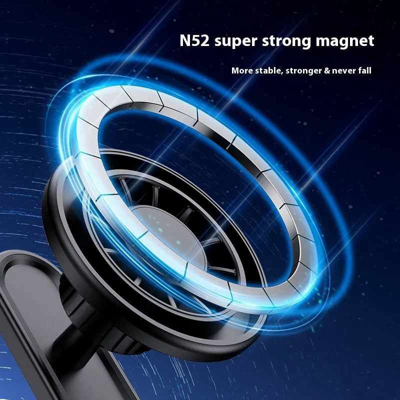 Plastic double-sided magnetic photography bracket with universal phone clip for outdoor mobile photography