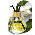 Glass bottle car perfume ornament for vehicle aromatherapy in decorative design.