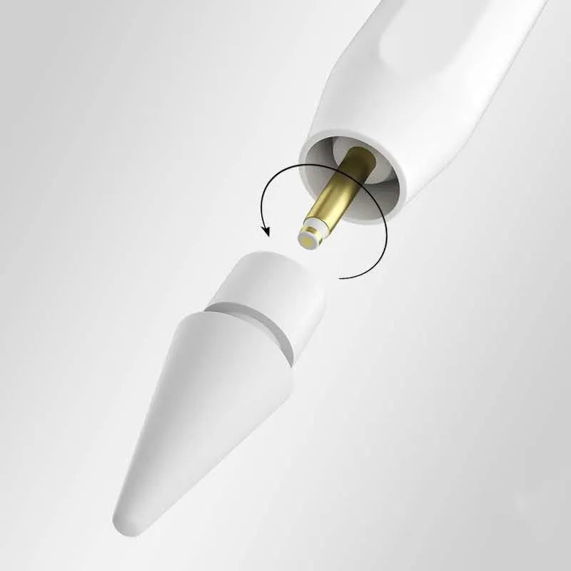 Compatible replacement capacitive pen nib for Apple Pencil 1st and 2nd generation universal tip