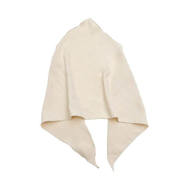 Women's plaid fabric headscarf hair band in solid colour, available in six colours including white and red